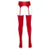 NO:XQSE - jarretelset - glanzend - rood