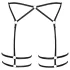 Cottelli - string slip - dunne stof - zwart