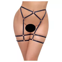 Cottelli - string slip - dunne stof - zwart - L/XL
