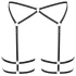 Cottelli - string slip - dunne stof - zwart - L/XL