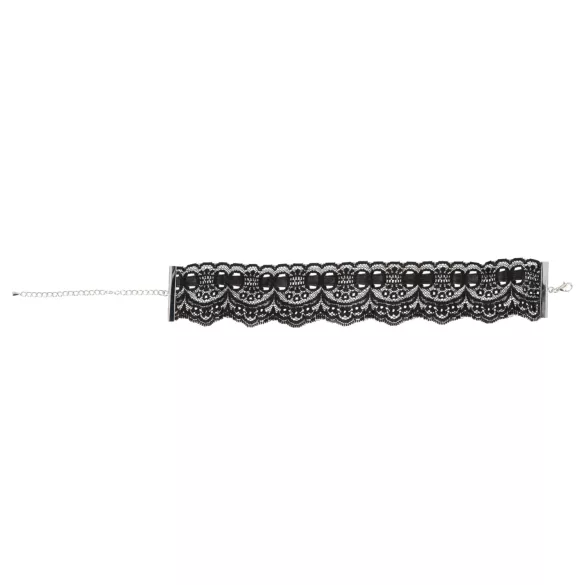 Cottelli - kunstleren kanten halsband BDSM kostuumaccessoire