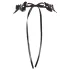 Cottelli - choker met kant en kralen - zwart