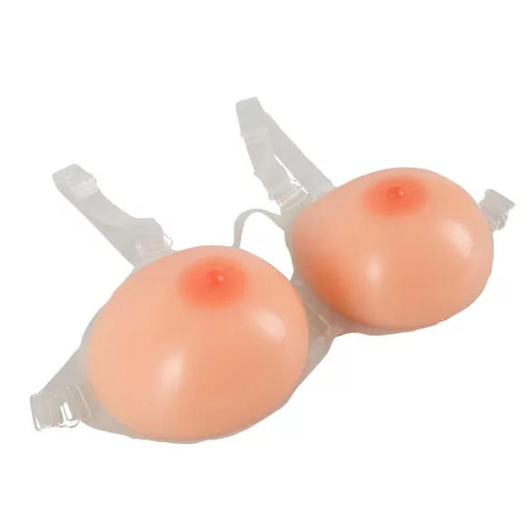 Cottelli - siliconen push-up borsten - strap-on - 2x1200g