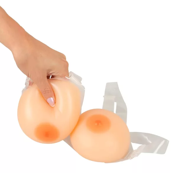 Cottelli - siliconen push-up borstprotheses - aanzetborsten - 2x400g