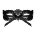 Obsessive - Venetiaans masker - geborduurd - zwart