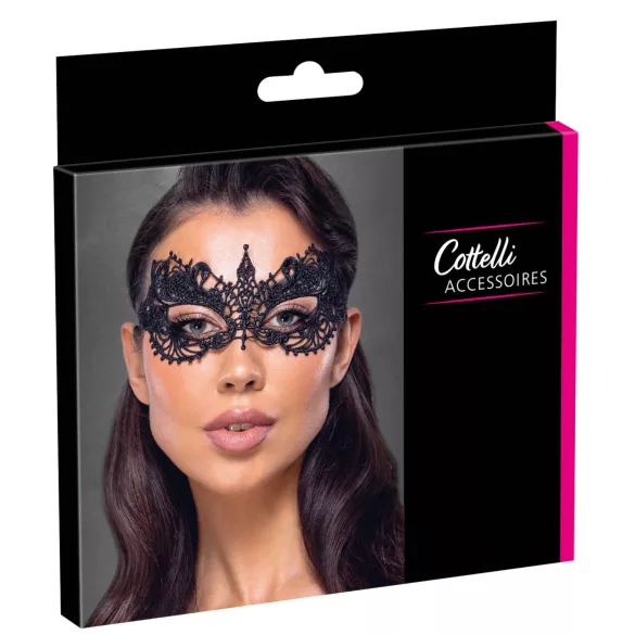 Cottelli - kanten masker - zwart