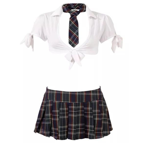 Cottelli - schoolmeisje kostuum set - verkleedset dames - L