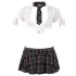 Cottelli - schoolmeisje kostuum set - verkleedset dames - L