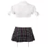 Cottelli - schoolmeisje kostuum set - verkleedset dames - L