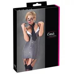 Cottelli - gestreepte secretaressekostuum - L
