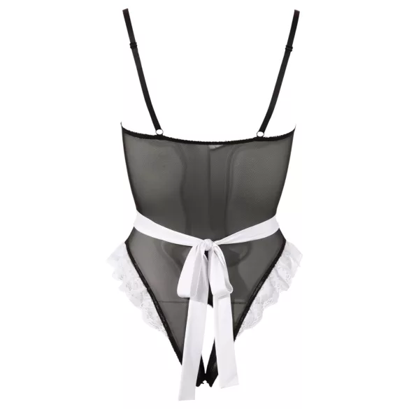 Cottelli - Lingerie body - Sexy kamermeisje - Zwart