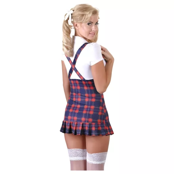 Cottelli - Schoolgirl kostuum - Geruit - Verkleedjurk - L