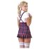 Cottelli - Geruite scholierenoutfit - XL
