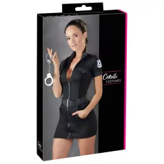 Cottelli Police - politie uniform jurkje - zwart - XL