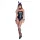 Cottelli - bunny kostuum - glanzend, sexy konijnenset - 5-delig - M