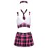 Cottelli - Schattige leerlinge outfitset (roze) - M
