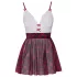 Cottelli - schoolmeisje kostuum - rood wit - verkleedkleding - M