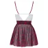Cottelli - schoolmeisje kostuum - rood wit - verkleedkleding - M