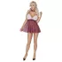Cottelli - schoolmeisje kostuum - rood wit - verkleedkleding - L