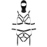 Bad Kitty - lingerie set met masker - zwart