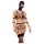 Bad Kitty - Lichaamsharnas set & masker (zwart) - S