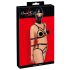 Bad Kitty - Lichaamsharnas set & masker (zwart) - S