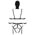 Bad Kitty - lingerie set met masker - zwart - S