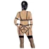 Bad Kitty - lingerie set met masker - zwart - L
