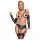Bad Kitty - bondage harnas set - zwart