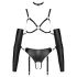 Bad Kitty - bondage harnas set - zwart