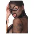 Bad Kitty - BDSM doorschijnende netset met zweep (zwart) - M