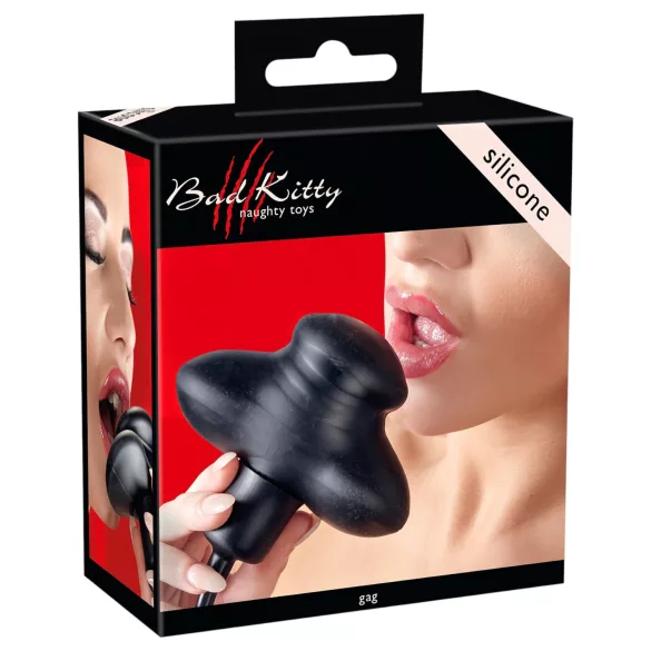 Bad Kitty - opblaasbare mondknevel - zwart