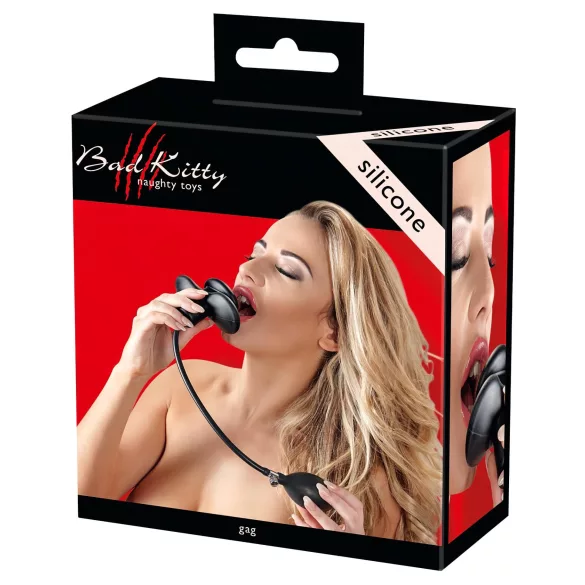 Bad Kitty - opblaasbare mondknevel - zwart