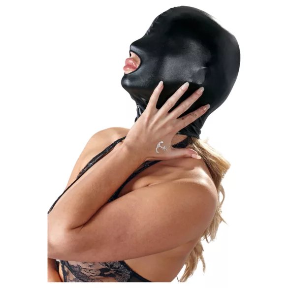 Bad Kitty - mondmasker met open mond - zwart - maat S-L