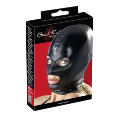 Bad Kitty - hoofdkap met mond- en oogopening - zwart