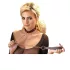 Bad Kitty - halsband met hartje en metalen ketting - zwart