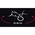 Bad Kitty - halsband met hartje en metalen ketting - zwart