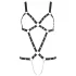 Bad Kitty - strappy body met studs - zwart - S-L