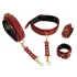 Bad Kitty - handboeien set - handen aan dijen - rood