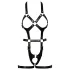 Bad Kitty - open body harnas - zwart