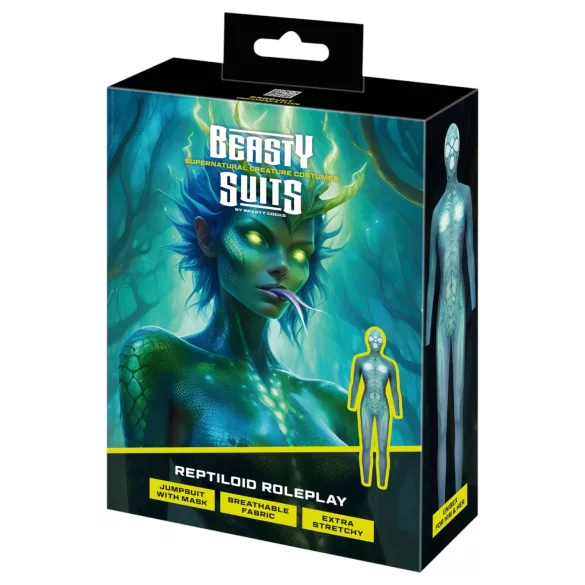 Beasty Suits - Beasty overall (groen) - S/M - L/XL