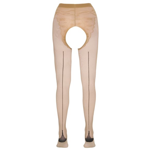 Cottelli - Gestreepte Sexkousen (natuurlijk) - 2