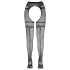Cottelli - Open netpanty dubbele werking - zwart