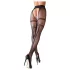Cottelli - Open netpanty dubbele werking - zwart - L/XL
