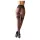 Cottelli - open panty kousen - exclusief patroon - zwart
