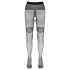 Cottelli - open panty kousen - exclusief patroon - zwart