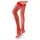 Cottelli - Net kousen - Fijnmazig net - Rood - XL