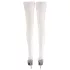 Cottelli - Satijnen hold-up kousen - wit