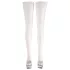 Cottelli - Satijnen hold-up kousen - wit - 3/M-L