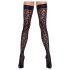 Cottelli Legwear - Zwarte panterprint hold-ups - 3